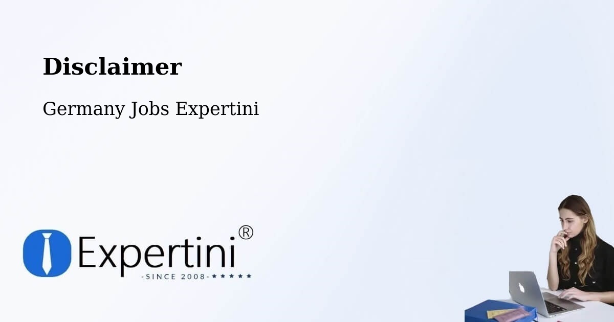 Disclaimer – Radeburg - Germany Jobs Expertini