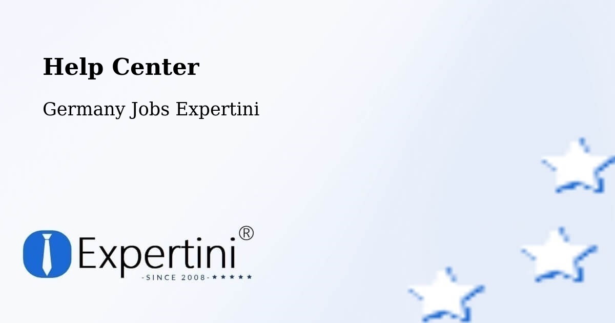 Help Center – Radeburg - Germany Jobs Expertini