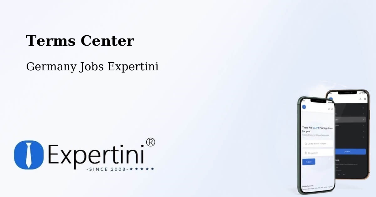 Terms of Service – Radeburg - Germany Jobs Expertini